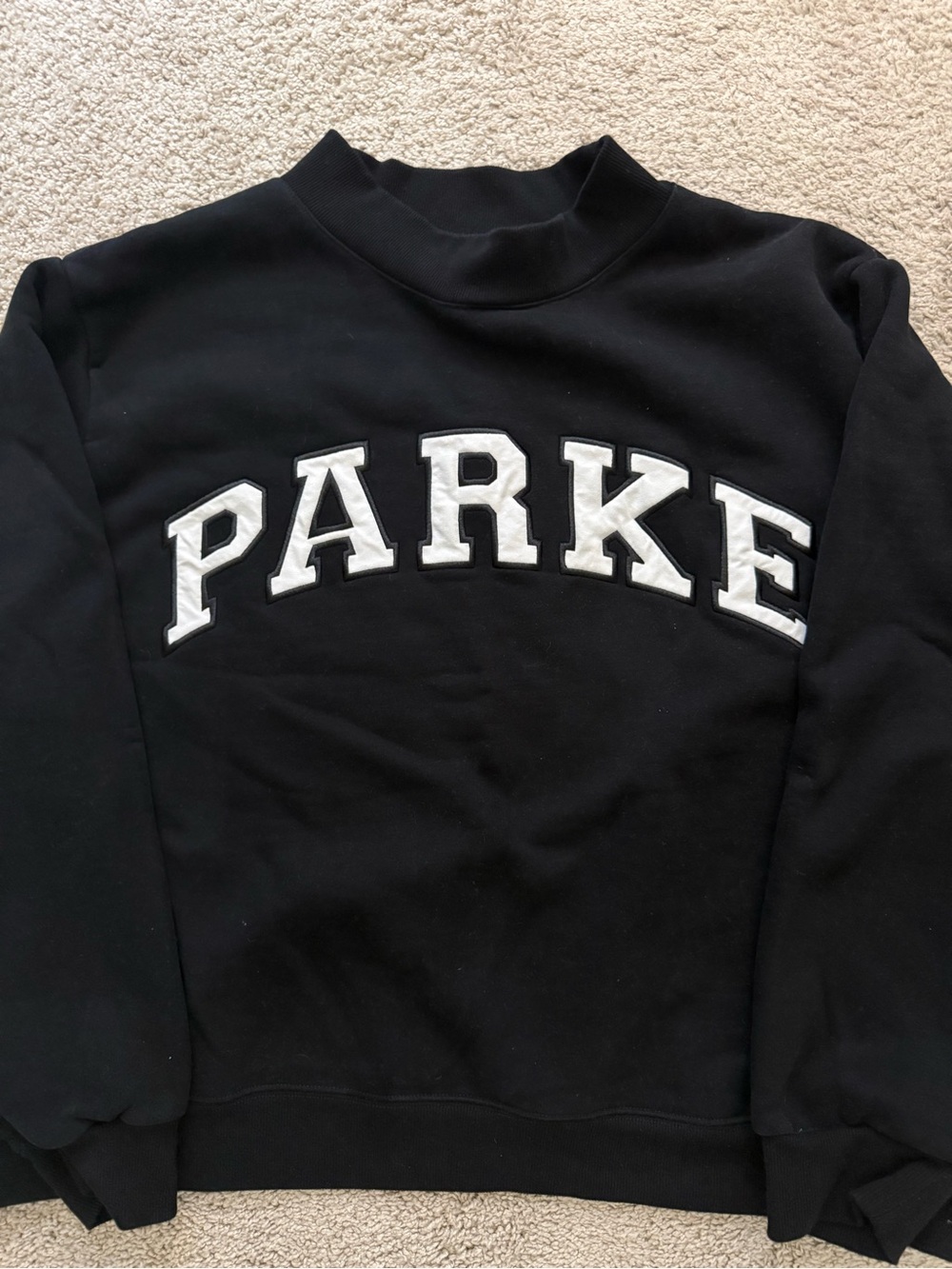 PARKER Black Women's Crewneck Sweatshirt
